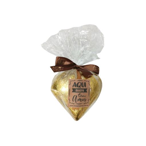 Coração de chocolate ao Leite Amor em Cacau 150 gr