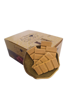 Display com 6 barrinhas de Belga Caramelo 20gr